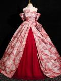 Retro Front Opening Fluffy Princess Prom Dress