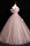 Butterflies Flowers Fluffy Princess Formal Dress