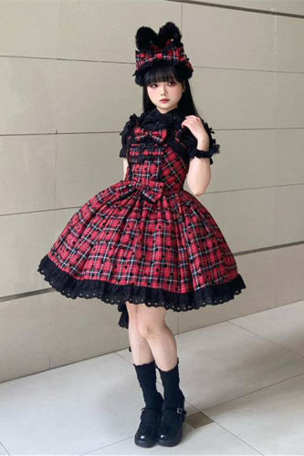 Nnstar Grid House Classic Lolita Dress