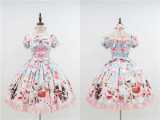 Nnstar Honey Fox Restaurant Lolita Dress and Hair Accessories