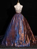 Shiny Off Shoulder Fluffy Princess Prom Dress