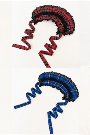 Nnstar Grid House Lolita Hair Accessories