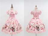 Nnstar Honey Fox Restaurant Lolita Dress and Hair Accessories