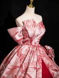 Retro Front Opening Fluffy Princess Prom Dress