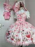 Nnstar Honey Fox Restaurant Lolita Dress and Hair Accessories