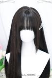 Dalao Home Daily Natural Long Straight Hair Lolita Wig