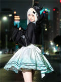 Electric Cat Cyberpunk Lolita Dress and Hooded Coat