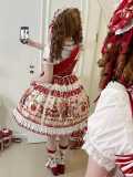 Fantasy Strawberry Garden Sweet Lolita Dress and Blouse
