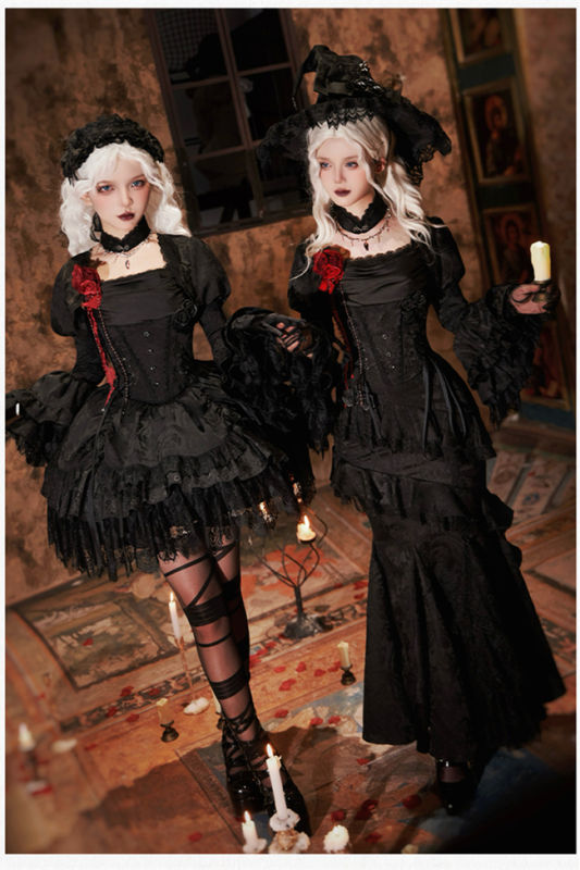 Withpuji Twilight Black Gothic Set and Accessories