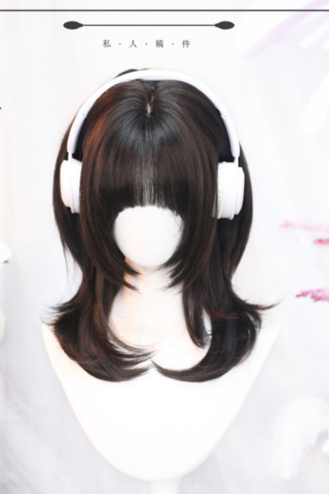 Dalao Home Daily Natural Cute Short Hair Lolita Wig