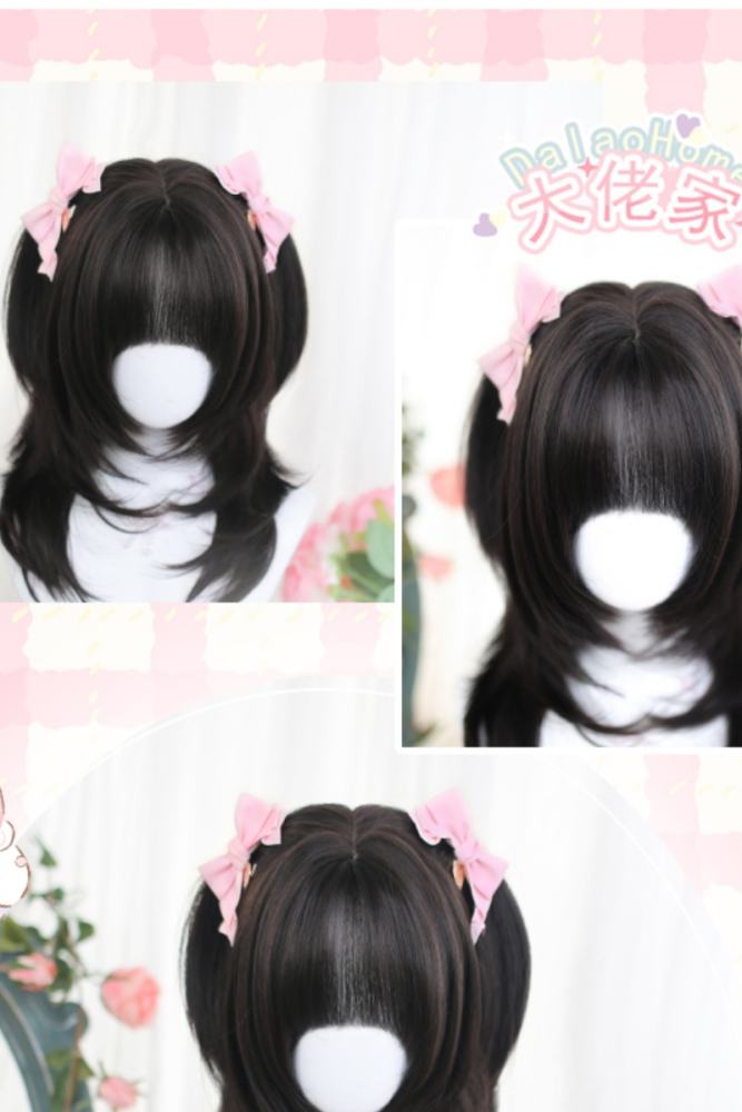 Dalao Home Daily Natural Cute Short Hair Lolita Wig