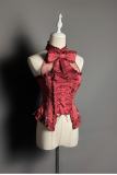 Rabbit and Cat Theme Halter Neck Top, Tiered Skirt and Trousers