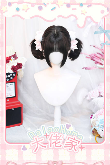 Dalao Home Natural Cute Short Hair Lolita Wig