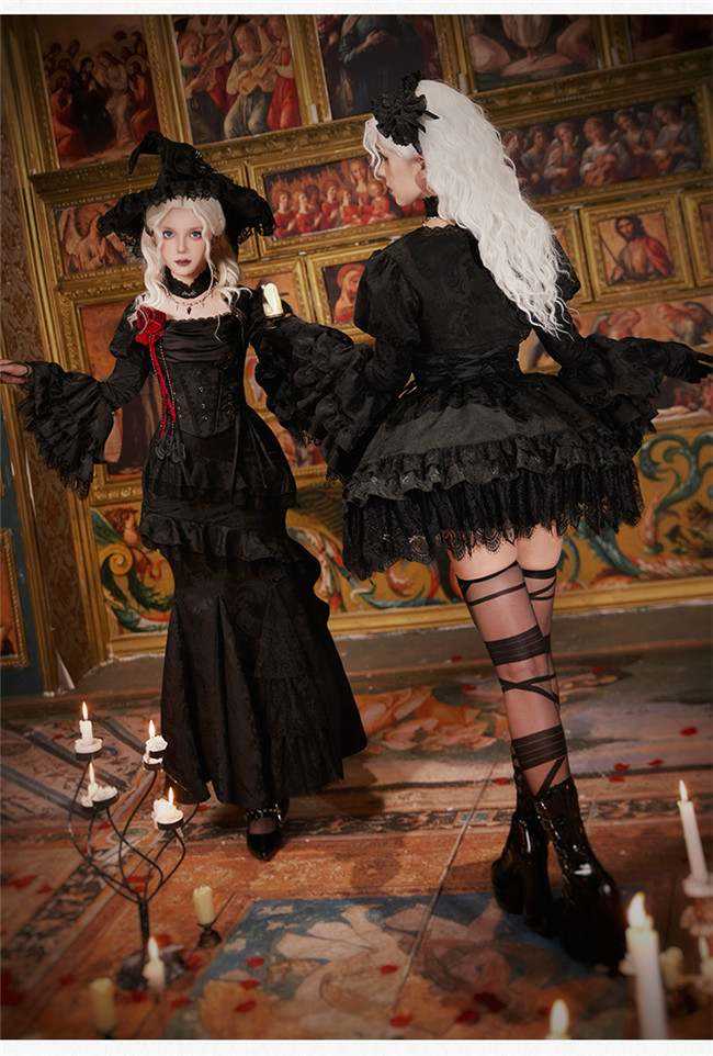 Withpuji Twilight Black Gothic Set and Accessories