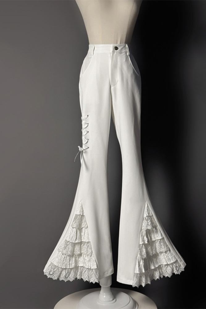 Rabbit and Cat Theme Halter Neck Top, Tiered Skirt and Trousers