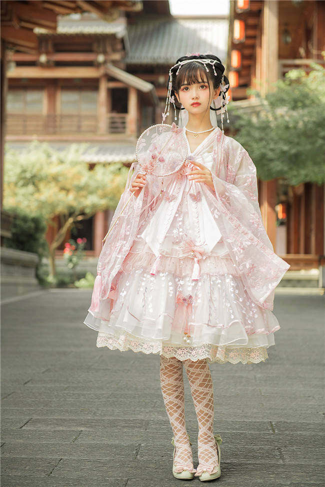 BoLi Cherry Lolita ~Sakuya Blows Dream Qi Lolita JSK + Blouse