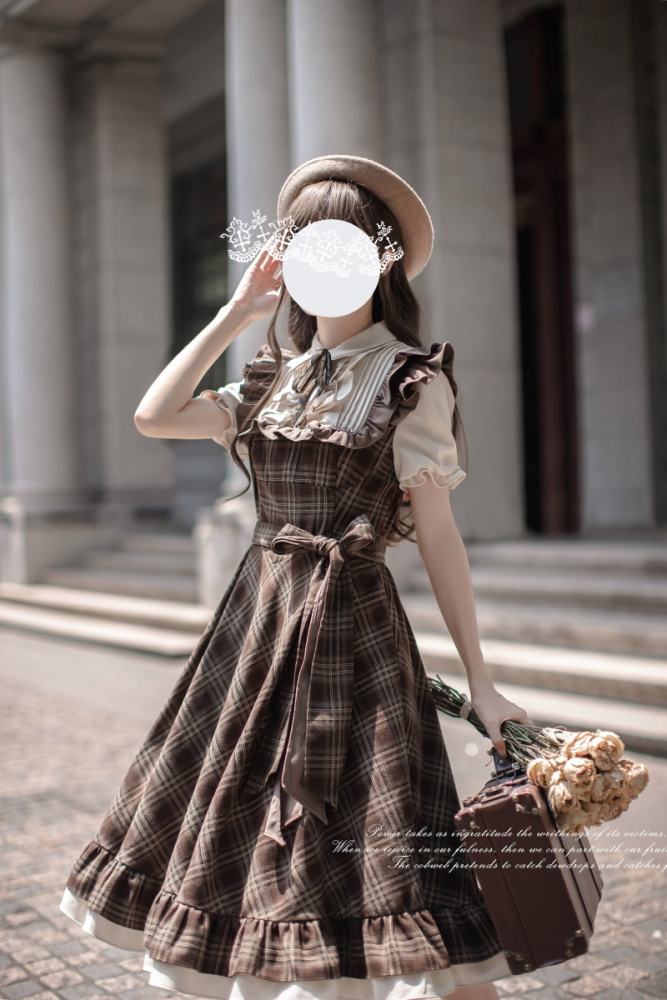 Dusk of the Thames Retro Lolita Dress,  Coat and Tie