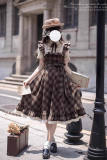 Dusk of the Thames Retro Lolita Dress,  Coat and Tie
