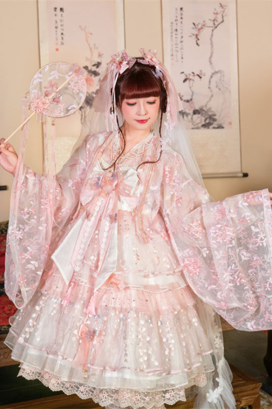BoLi Cherry Lolita ~Sakuya Blows Dream Qi Lolita JSK + Blouse
