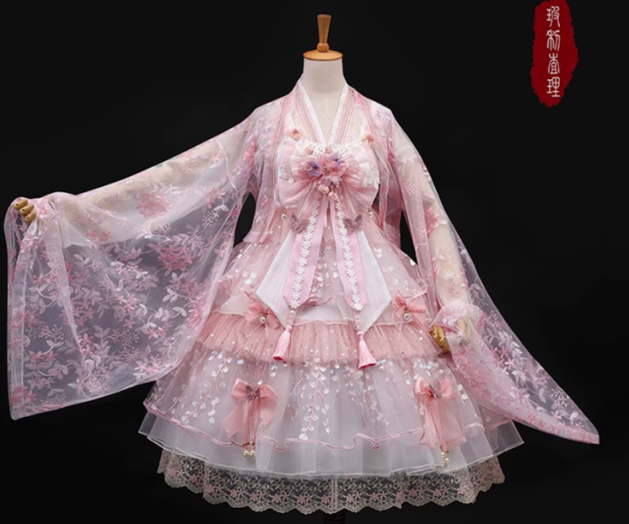 BoLi Cherry Lolita ~Sakuya Blows Dream Qi Lolita JSK + Blouse