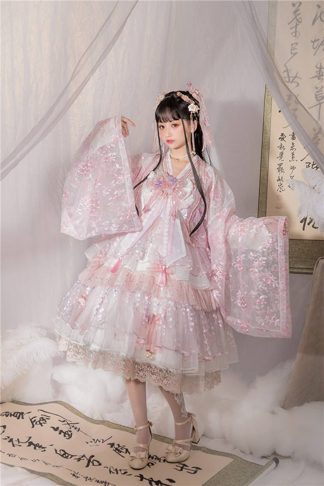 BoLi Cherry Lolita ~Sakuya Blows Dream Qi Lolita JSK + Blouse