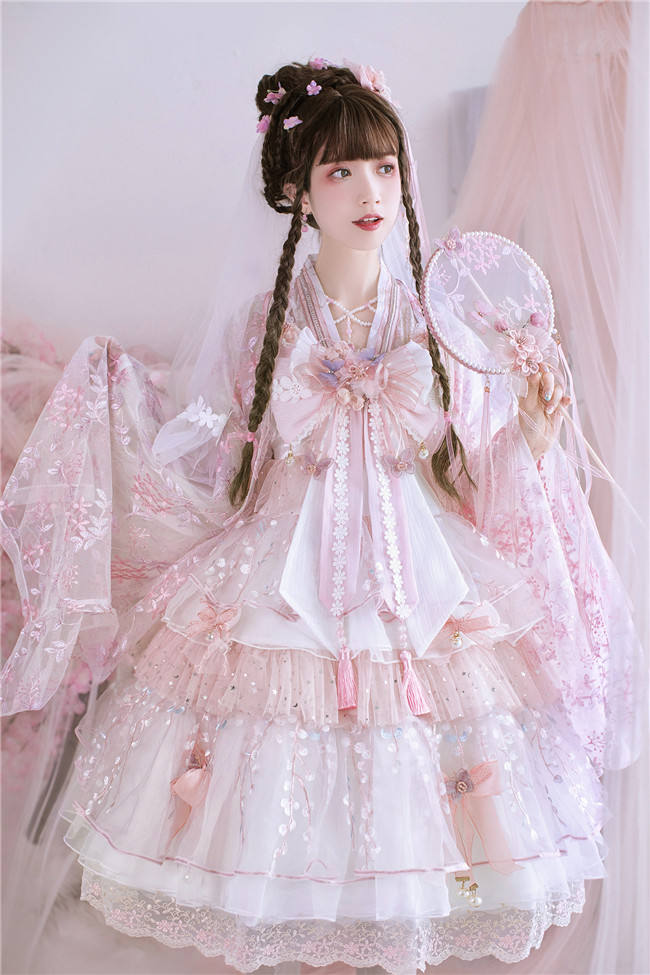 BoLi Cherry Lolita ~Sakuya Blows Dream Qi Lolita JSK + Blouse