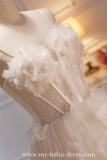 Beige Long Slim Fluffy Princess Prom Dress