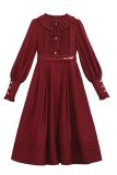 Retro Elegant Swan One Piece Dress and Tie