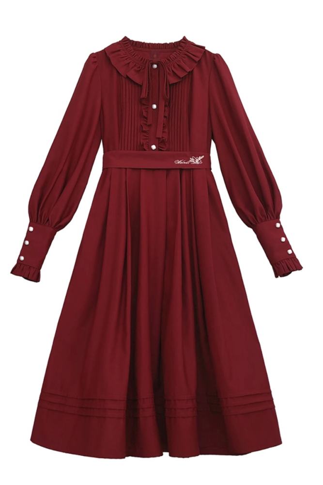 JK Sailor Elegant Swan One Piece Dress and Tie