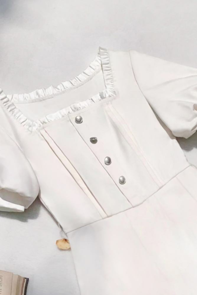 JK Sailor Square Neck Dress and Accessories