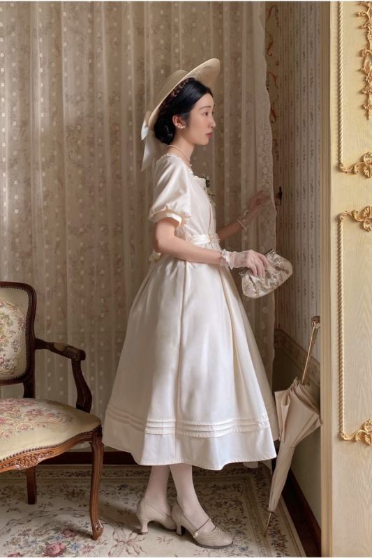 JK Sailor Square Neck Dress and Accessories