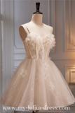 Flowers Short Princess Prom Dress