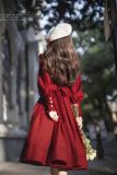 Retro Elegant Swan One Piece Dress and Tie