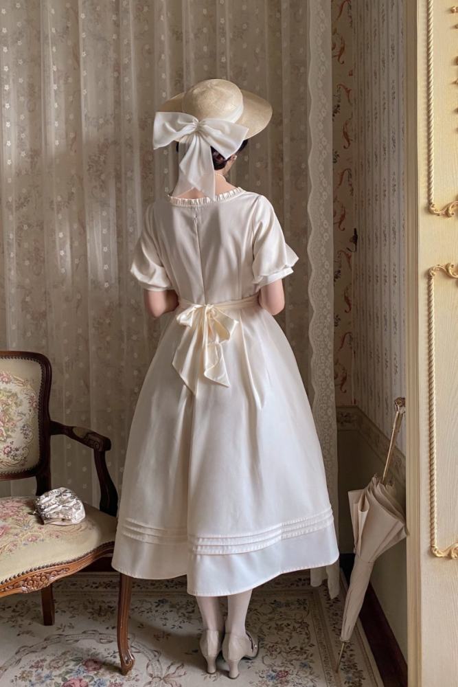 JK Sailor Square Neck Dress and Accessories