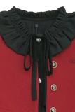 Retro Elegant Swan One Piece Dress and Tie