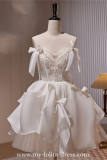 Bows Short Slim Fluffy Princess Formal Dress