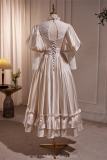 Champagne Retro Elegant Princess Formal Dress