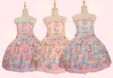 Rainbow Bunny Lolita Dress, Blouse and Accessories