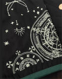 Astrologer Halloween Magic Cape, Blouse, Skirt and Necktie
