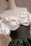 Dark Green Retro Elegant Princess Formal Dress