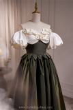 Dark Green Retro Elegant Princess Formal Dress