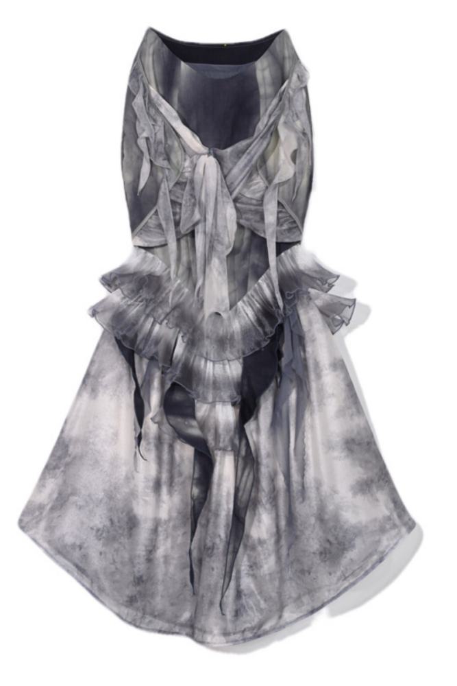Blood Supply Corpse Bride Top, Shirt, and Fishtail Skirt