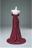 Hand Crafted Shiny Tailing Princess Prom Dress