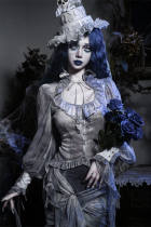 Blood Supply Corpse Bride Top, Shirt, and Fishtail Skirt