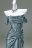 Hand Crafted Shiny Tailing Princess Prom Dress