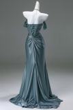 Hand Crafted Shiny Tailing Princess Prom Dress