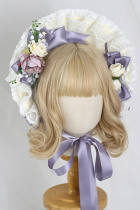 Lace Butterflies and Flowers Lolita Hat