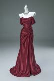 Hand Crafted Shiny Tailing Princess Prom Dress