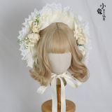 Lace Butterflies and Flowers Lolita Hat