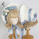 Lace Butterflies and Flowers Lolita Hat